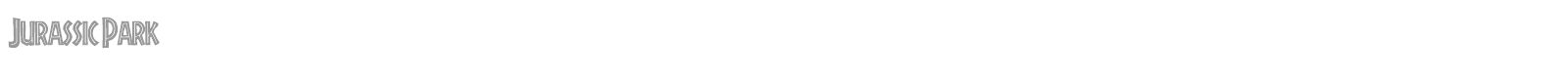 Jurassic Park font preview